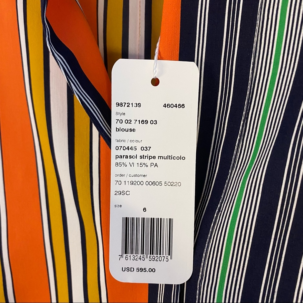 Parasol Stripe Bell Sleeve Shirt
AKRIS PUNTO US 6 - Picture 3 of 6